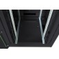 ARMADIO 42 UNITA' LINEA PROFESSIONALE MM. (A)2020 X (LL)800 X (P) 1000 COLORE NERO RAL 9005