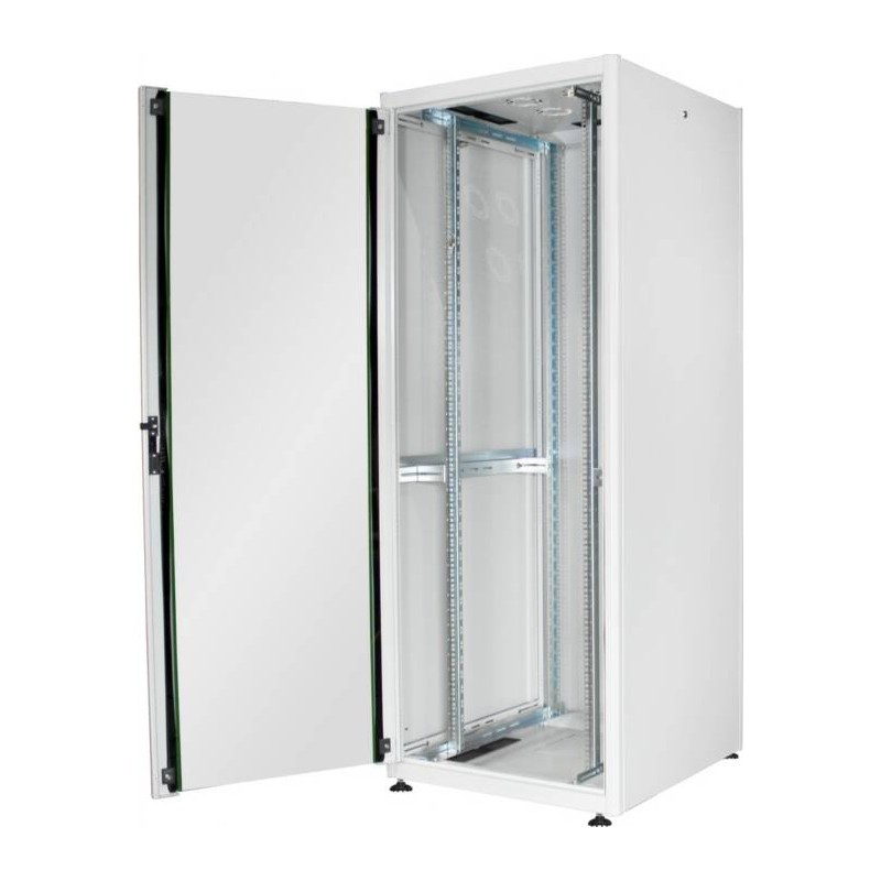 ARMADIO 42 UNITÀ 19" PER RETI E SERVER MISURE (A)2010 X (L)800 X (P)800 MM. COLORE GRIGIO CHIARO