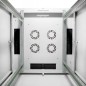 ARMADIO 42 UNITÀ 19" PER RETI E SERVER MISURE (A)2010 X (L)800 X (P)800 MM. COLORE GRIGIO CHIARO