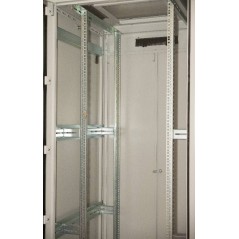 ARMADIO 42 UNITÀ 19" PER RETI E SERVER MISURE (A)2010 X (L)800 X (P)800 MM. COLORE GRIGIO CHIARO
