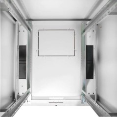 ARMADIO 42 UNITÀ 19" PER RETI E SERVER MISURE (A)2010 X (L)800 X (P)800 MM. COLORE GRIGIO CHIARO