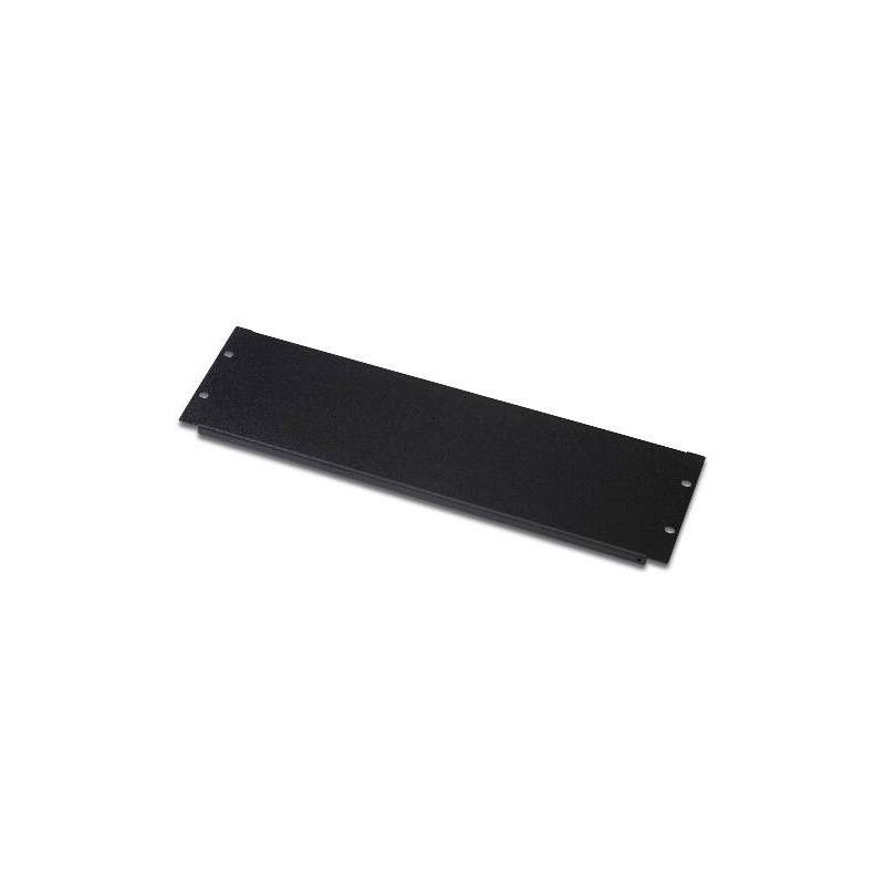 PANNELLO CIECO 3 UNITA' PER CHIUSURA SPAZI VUOTI IN ARMADI RACK 19" VITI INCLUSE NERO