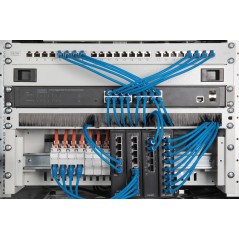 SUPPORTO GUIDA DIN 3U, 135X480X150 MM INCL. DIN RAIL (35X390 MM), GREY (RAL 7035)