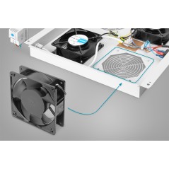 DIGITUS VENTILATORE UTILIZZABILE IN UNITÀ DI VENTILAZIONE PER ARMADI DI RETE E DEL SERVER