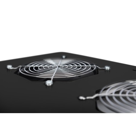 KIT 4 VENTOLE CON TERMOSTATO COLORE NERO PER ARMADI LINEA PROFESSIONALE
