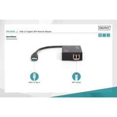 ADATTATORE USB3.0 GIGABIT PER MODULI SFP