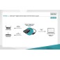 ADATTATORE USB-TIPO-C / RETE GIGABIT + PORTA PD PER ALIMENTAZIONE