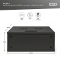 ARMADIO DA MURO 4U DIGITUS SOHO SMONTATO - 540 X 400 MM (L X P) COLORE NERO