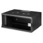 ARMADIO DIGITUS SOHO PRO 4U A PARETE 19" 540X400 MM (LXP) NERO DA ASSEMBLARE