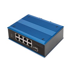 DIGITUS SWITCH DI RETE FAST ETHERNET A 8 PORTE, INDUSTRIALE, NON GESTITO, 1 UPLINK SFP