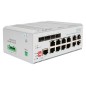 SWITCH POE DI RETE GIGABIT ETHERNET A 8 PORTE, INDUSTRIALE, GESTITO L2, 4 UPLINK SFP
