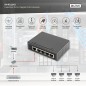 DIGITUS EXTENDER INDUSTRIALE 5 PORTE GIGABIT POE