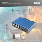 SWITCH FAST ETHERNET INDUSTRIALE A 8+2 PORTE