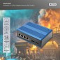SWITCH GIGABIT ETHERNET POE A 4+2 PORTE INDUSTRIALE