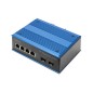 SWITCH GIGABIT ETHERNET POE A 4+2 PORTE INDUSTRIALE