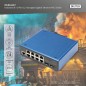 DIGITUS SWITCH INDUSTRIALE GIGABIT ETHERNET POE GESTITO A 8+2 PORTE L2