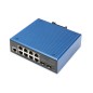 DIGITUS SWITCH INDUSTRIALE GIGABIT ETHERNET POE GESTITO A 8+2 PORTE L2