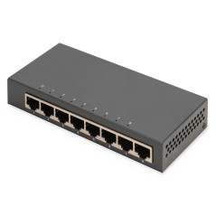SWITCH GIGABIT A 8 PORTE, DESKTOP, NON GESTITO, ALLOGGIAMENTO IN METALLO