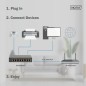 SWITCH GIGABIT A 8 PORTE, DESKTOP, NON GESTITO, ALLOGGIAMENTO IN METALLO