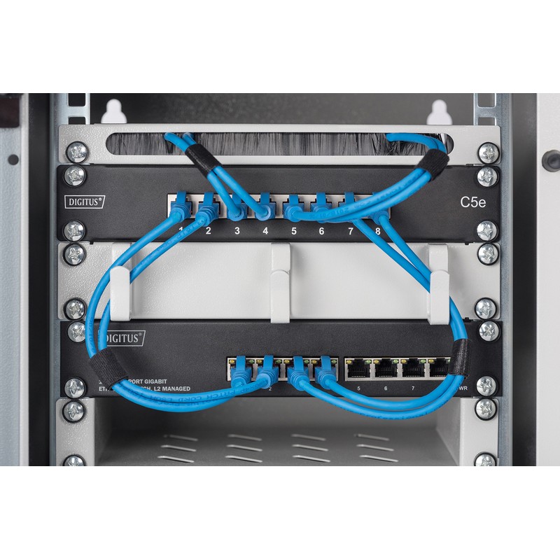DIGITUS SWITCH GIGABIT ETHERNET DA 8 PORTE A 10 POLLICI, GESTITO L2+