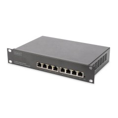 DIGITUS SWITCH GIGABIT ETHERNET DA 8 PORTE A 10 POLLICI, GESTITO L2+
