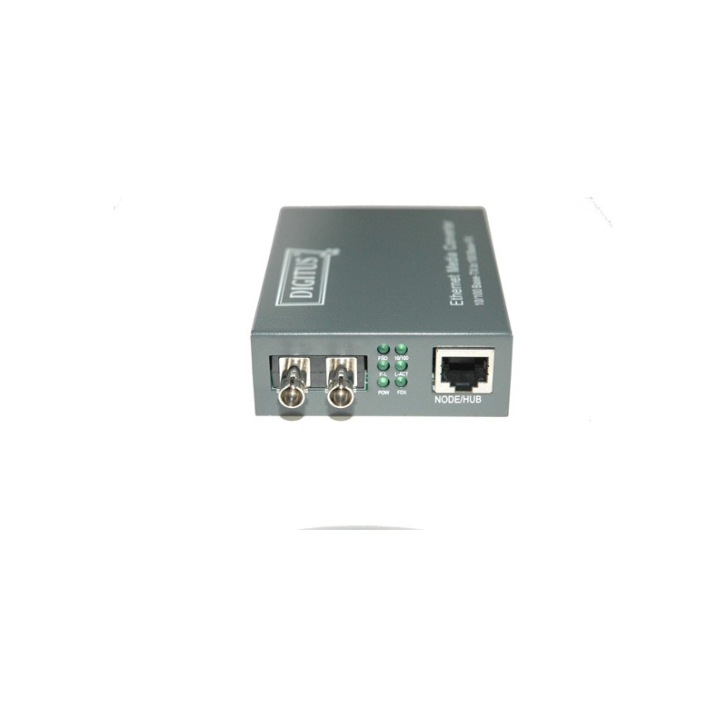 CONVERTITORE 10/100 MEDIA CONVERTER RJ45 - FIBRA OTTICA ST