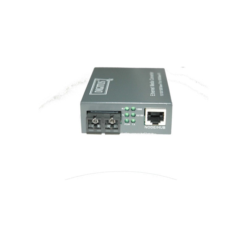 CONVERTITORE 10/100/1000 GIGABIT MEDIA CONVERTER RJ45 - FIBRA OTTICA SC 1000BASE-SX