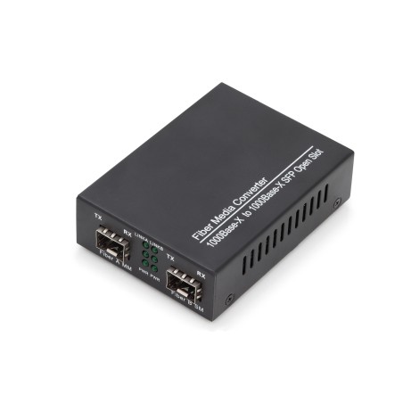 MEDIA CONVERTER GIGABIT SINGLEMODE/MULTIMODE CON MODULO SFP DIGITUS