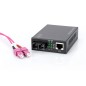 MEDIA CONVERTER GIGABIT POE RJ45 CONNETTORE SC SINGLEMODE PSE