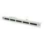 PANNELLO PATCH PER ISDN 19" CATEGORIA 3 - 25 PORTE 8 POLI