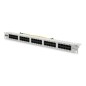 PANNELLO PATCH PER ISDN 19" CATEGORIA 3 - 50 PORTE 8 POLI GRIGIO