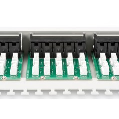 PANNELLO PATCH PER ISDN 19" CATEGORIA 3 - 50 PORTE 8 POLI GRIGIO