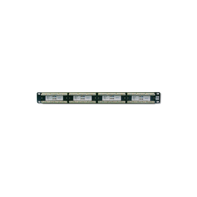 PANNELLO PATCH 19" NON SCHERMATO UTP 24 PORTE 8 POLI RJ45 PER RETI CATEGORIA 5E - 1 UNITA'
