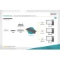 PANNELLO PATCH CAT 6A SCHERMATO 8 PORTE 0,5U 10 COLORE NERO