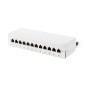 PANNELLO PATCH DESKTOP PER RETI CAT 6A CLASSE EA 12 PORTE COLORE GRIGIO DIGITUS