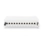 PANNELLO PATCH DESKTOP PER RETI CAT 6A CLASSE EA 12 PORTE COLORE GRIGIO DIGITUS