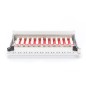 PANNELLO PATCH DESKTOP PER RETI CAT 6A CLASSE EA 12 PORTE COLORE GRIGIO DIGITUS