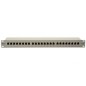 PANNELLO PATCH 19" SCHERMATO 24 PORTE 8 POLI RJ45 PER RETI CATEGORIA 6 - 1 UNITA'