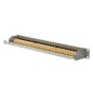 PANNELLO PATCH 19" SCHERMATO 24 PORTE 8 POLI RJ45 PER RETI CATEGORIA 6 - 1 UNITA'