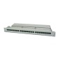 PANNELLO PATCH 19" SCHERMATO 24 PORTE 8 POLI RJ45 PER RETI CATEGORIA 6 - 1 UNITA'