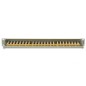 PANNELLO PATCH 19" SCHERMATO 24 PORTE 8 POLI RJ45 PER RETI CATEGORIA 6 - 1 UNITA'