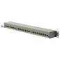 PANNELLO PATCH 19" SCHERMATO 24 PORTE 8 POLI RJ45 PER RETI CATEGORIA 6 - 1 UNITA'