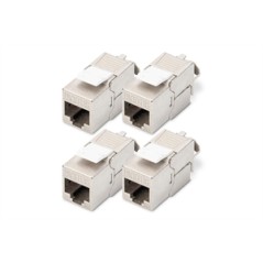 MODULO KEYSTONE CAT 6A, SCHERMATO, ATTREZZI PER L'INSTALLAZIONE NON NECESSARI - 4 PEZZI