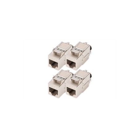 MODULO KEYSTONE CAT 8.I, SCHERMATO, ATTACCO DI MONTAGGIO SENZA ATTREZZI - 4 PEZZI