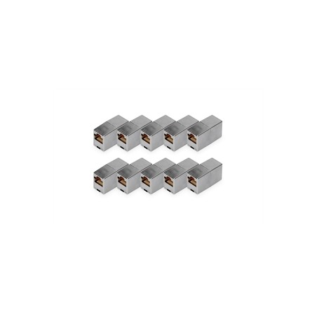 ACCOPPIAMENTO MODULARE RJ45 CAT 5E, CLASSE D - 10 PEZZI