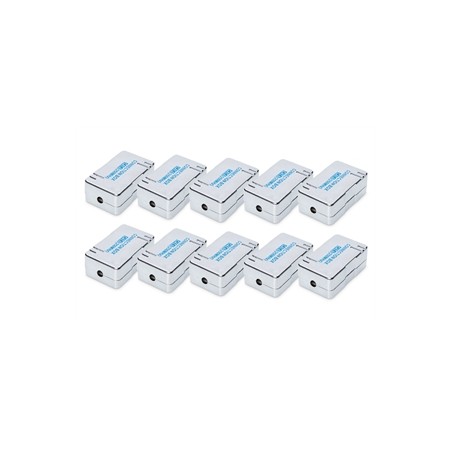 MODULO DI COLLEGAMENTO CAT 6 PER CAVO CON DOPPINI - 10 PEZZI
