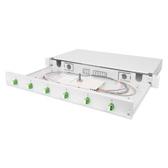 SCATOLA DI GIUNZIONE PER FIBRE OTTICHE, ASSEMBLATA, 6X LC-APERSONAL COMPUTER DX, OS2