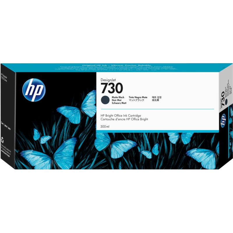 HP CARTUCCIA INK 730 NERO OPACO HP CARTUCCIA INK 730 NERO OPACO