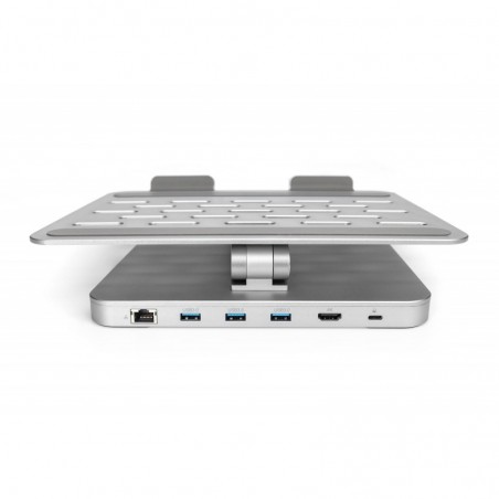 SUPPORTO REGOLABILE DA NOTEBOOK/TABLET CON 6 PORTE USB-CÖ-HDMI-RETE-USB