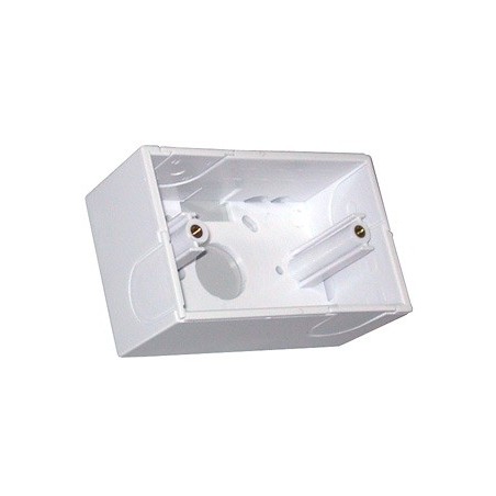 SCATOLA A MURO PER PLACCHE RJ45 COLORE CHIARO